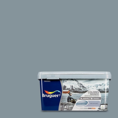 COLORES DEL MUNDO ESCANDINAVIA GRIS NATURAL 4L BRUGUER