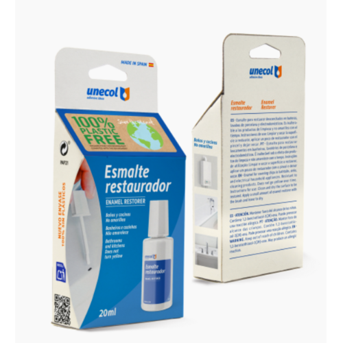 ESMALTE RESTAURADOR BAÑOS Y COCINAS 20ML UNECOL