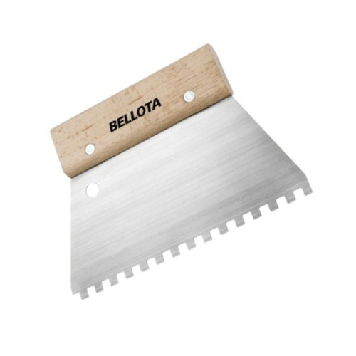 ESPATULA INOX DENTADA 200MM BELLOTA