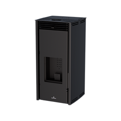 FREE-6 ESTUFA PELLET SIN ELECTRICIDAD NEGRA 6KW BRONPI