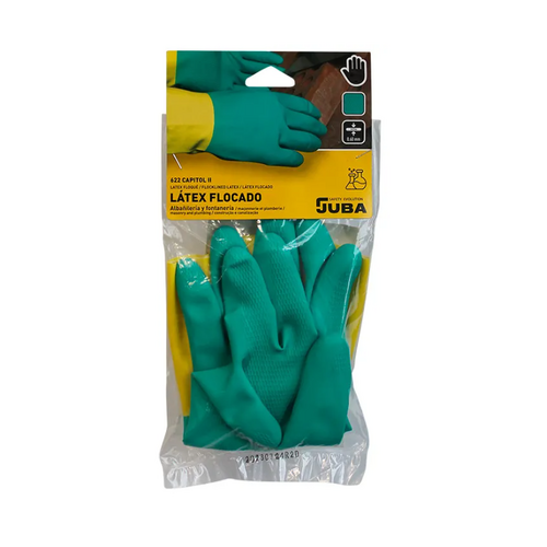 GUANTE CAPITOL II BICOLOR LATEX T-9 622 JUBA