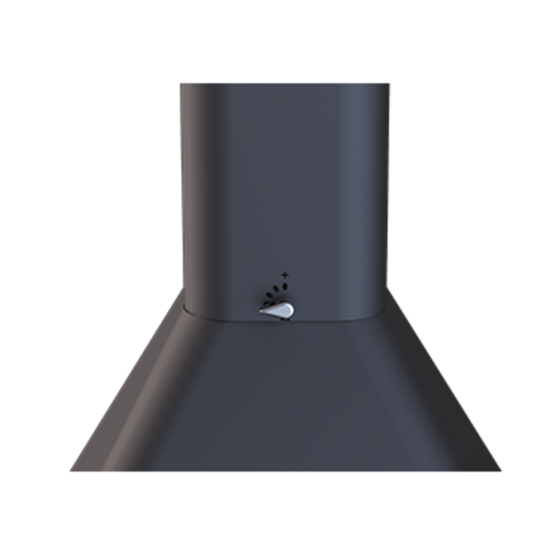 HUELVA CHIMENEA CENTRAL 4 CRISTALES CON LEÑERO Y DOBLE PUERTA 20KW BRONPI