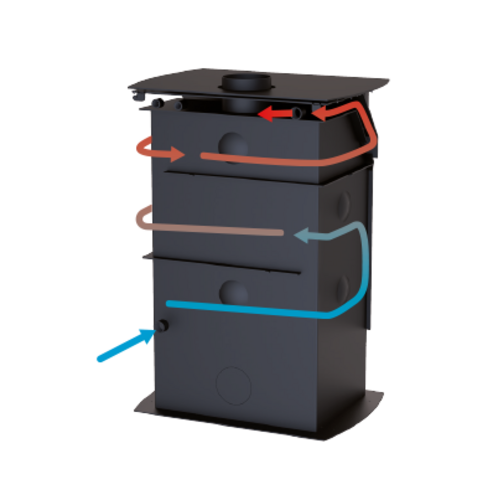 HYDRONOVA-PLUS ESTUFA LEÑA HYDRO 12,7KW BRONPI