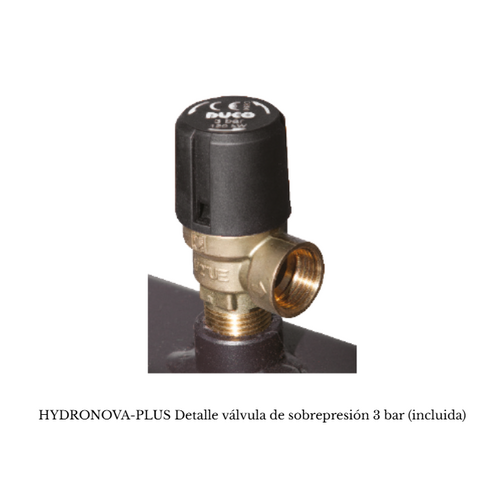 HYDRONOVA-PLUS ESTUFA LEÑA HYDRO 12,7KW BRONPI