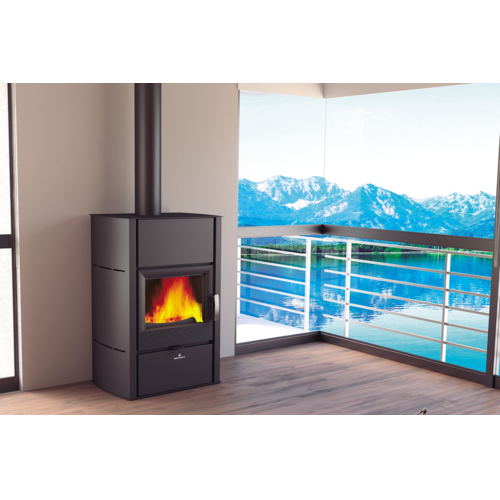 HYDRONOVA-PLUS ESTUFA LEÑA HYDRO 12,7KW BRONPI