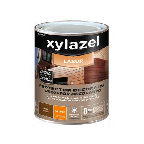 LASUR AGUA NOGAL SATINADO 750ML XYLAZEL