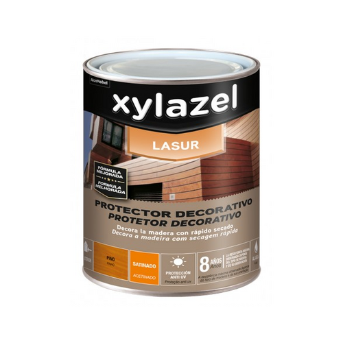 LASUR AGUA PINO SATINADO 750ML XYLAZEL