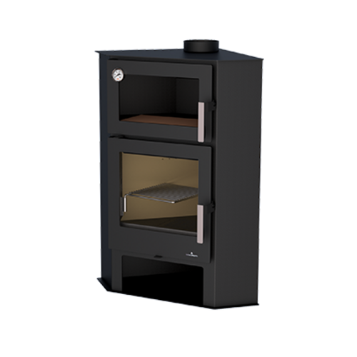LERMA ESTUFA LEÑA RINCON CON HORNO 9KW BRONPI