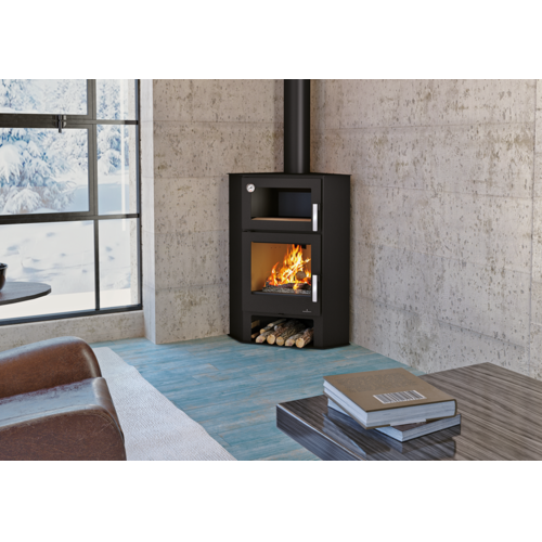LERMA ESTUFA LEÑA RINCON CON HORNO 9KW BRONPI