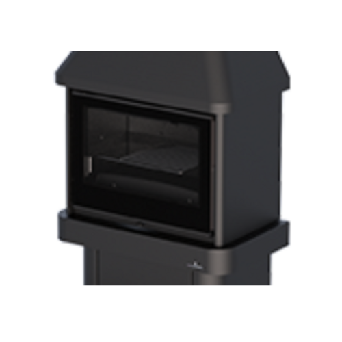 LISBOA VISION CHIMENEA CON LEÑERO Y TURBINA 15KW BRONPI