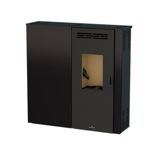 LUPE ESTUFA PELLET EXTRAPLANA NEGRA 8KW BRONPI