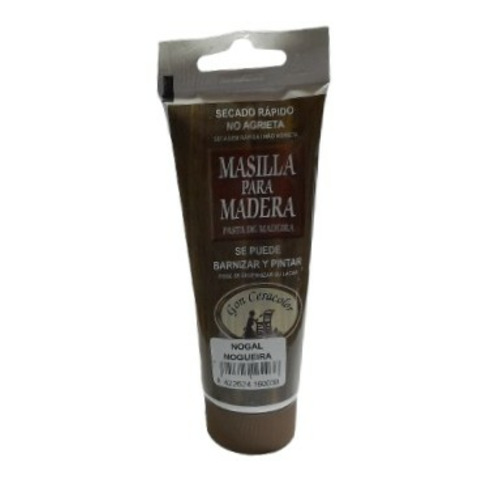 MASILLA PARA MADERA AL DISOLVENTE NOGAL 120GR GON CERACOLOR