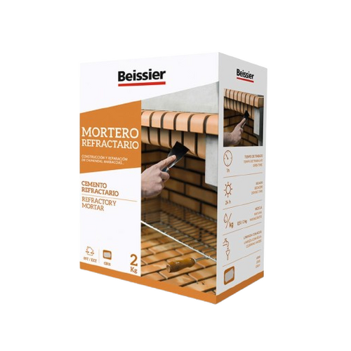 MORTERO REFRACTARIO 2KG BEISSIER