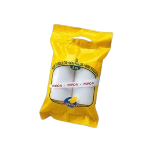 PACK 2 MINI RODILLOS PORO 0 6 CM BARBOSA