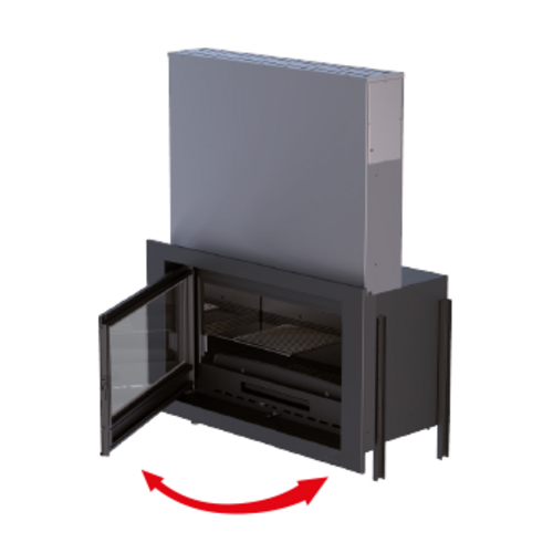 PARIS 90 VISION GUILLOTINA INSERTABLE LEÑA 15KW BRONPI