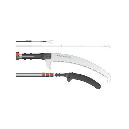 PERTIGA TELESCOPICA HAYAUCHI 4 EXT 2.4M-6.30M SILKY