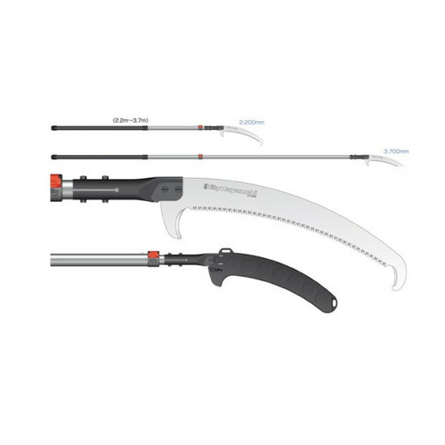 PERTIGA TELESCOPICA HAYAUCHI 2 EXT 2.28M-3.70M SILKY