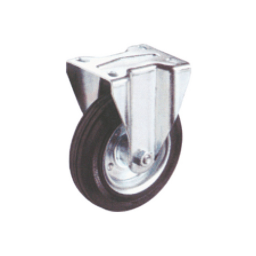 RUEDA FIJA 82/02M24 GOMA NEGRA 80mm 80KG RGHCOFER