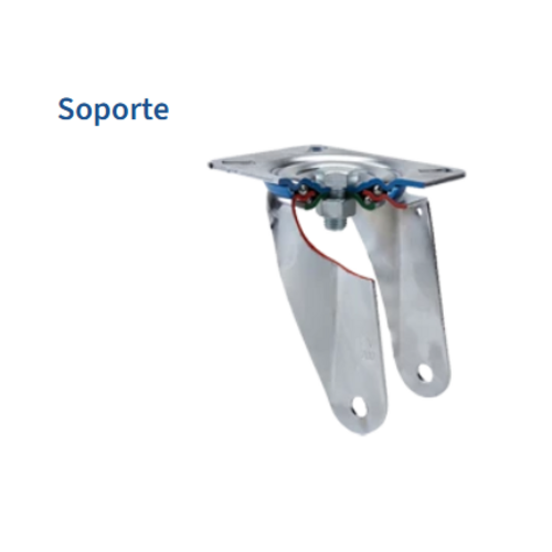 RUEDA GIRATORIA 2-02035 NYLON 80mm 180KG ALEX