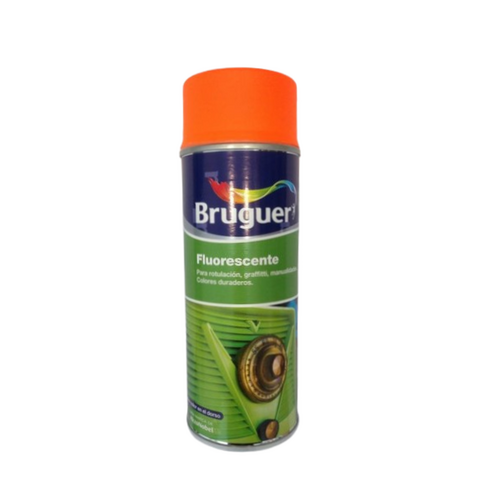 SPRAY NARANJA FLUORESCENTE 400ML BRUGUER
