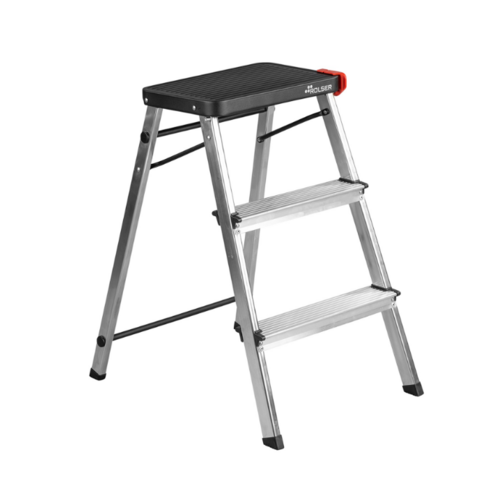 TABURETE ALUMINIO DOMESTICO 2 PELDAÑOS ROLSER