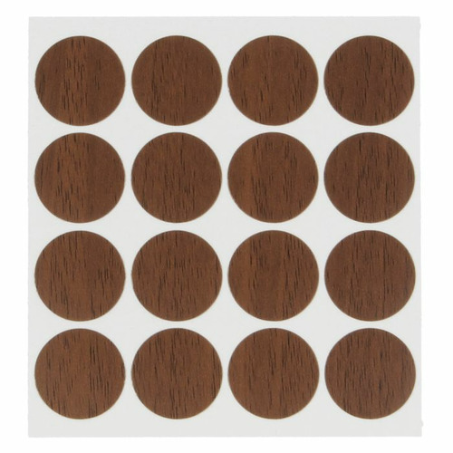 TAPON ADHESIVO NOGAL LISO 12mm AMIG