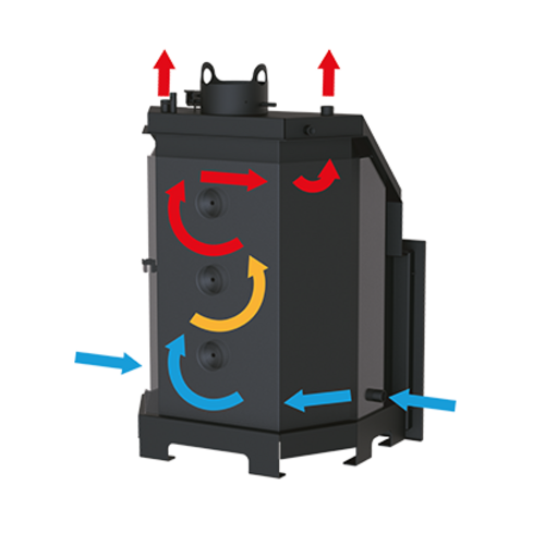 TECNOHYDROBRONPI 70 VISION INSERTABLE LEÑA HYDRO 19KW BRONPI