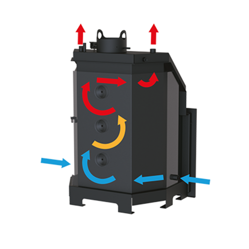 TECNOHYDROBRONPI 80 VISION INSERTABLE LEÑA HYDRO 30KW BRONPI