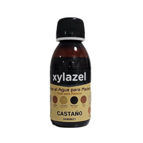 TINTE AL AGUA CASTAÑO PARA MADERA 125 ml XYLAZEL