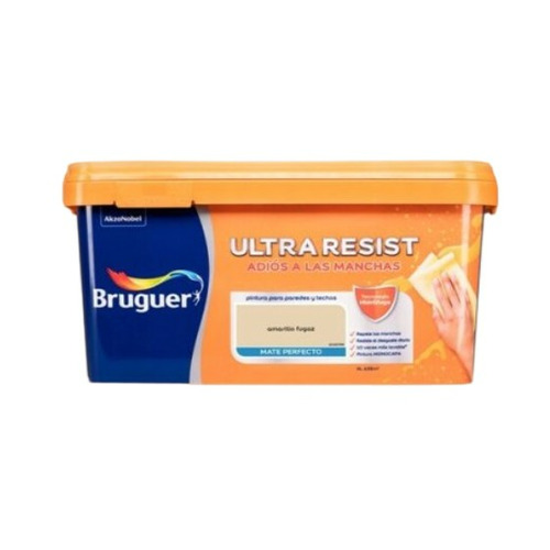 ULTRA RESIST PINTURA PLASTICA INTERIOR AMARILLO FUGAZ 4L BRUGUER