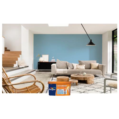 ULTRA RESIST PINTURA PLASTICA INTERIOR AZUL REAL 4L BRUGUER