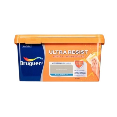 ULTRA RESIST PINTURA PLASTICA INTERIOR MARRON CREMOSO 4L BRUGUER