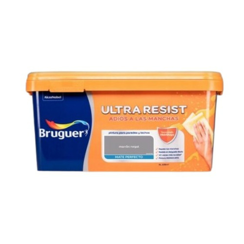 ULTRA RESIST PINTURA PLASTICA INTERIOR MARRON NOGAL 4L BRUGUER