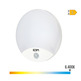 APLIQUE REDONDO EXT LED CON SENSOR MOVIMIENTO 13W 1850Lm EDM