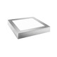 DOWNLIGHT LED CUADRADO PLATA 24W FRÍA MATEL