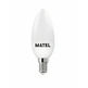 BOMBILLA LED VELA E14 10W FRIA MATEL