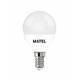 BOMBILLA LED ESFERICA E14 5W CALIDA MATEL