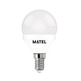 BOMBILLA LED ESFERICA E14 10W FRIA MATEL
