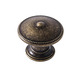 POMO REDONDO ZAMAK CUERO VIEJO ø 30mm REI