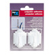 COLGADOR ADHESIVO BLANCO PACK 2 INOFIX