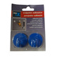 COLGADOR ADHESIVO AZUL REDONDO PACK 2 INOFIX