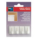 COLGADOR ADHESIVO VISILLOS BLANCO PACK 4 INOFIX