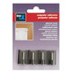 COLGADOR ADHESIVO VISILLOS MARRON PACK 4 INOFIX