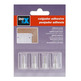 COLGADOR ADHESIVO VISILLOS TRANSPARENTE PACK 4 INOFIX