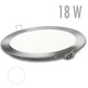 DOWNLIGHT LED  REDONDO PLATA 18W FRÍA EMPOT 20808