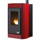 OSLO ESTUFA DE PELLETS 7,27 KW ROJO