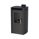 NOA ESTUFA DE PELLETS 11 KW NEGRO (CANALIZABLE)