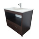 GALICIA BAJO Y LAVABO WENGUE 90 CM