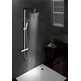 CONJUNTO DUCHA TERMOSTÁTICA CUADRADO CROMO IMEX