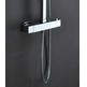 CONJUNTO DUCHA TERMOSTÁTICA CUADRADO CROMO IMEX